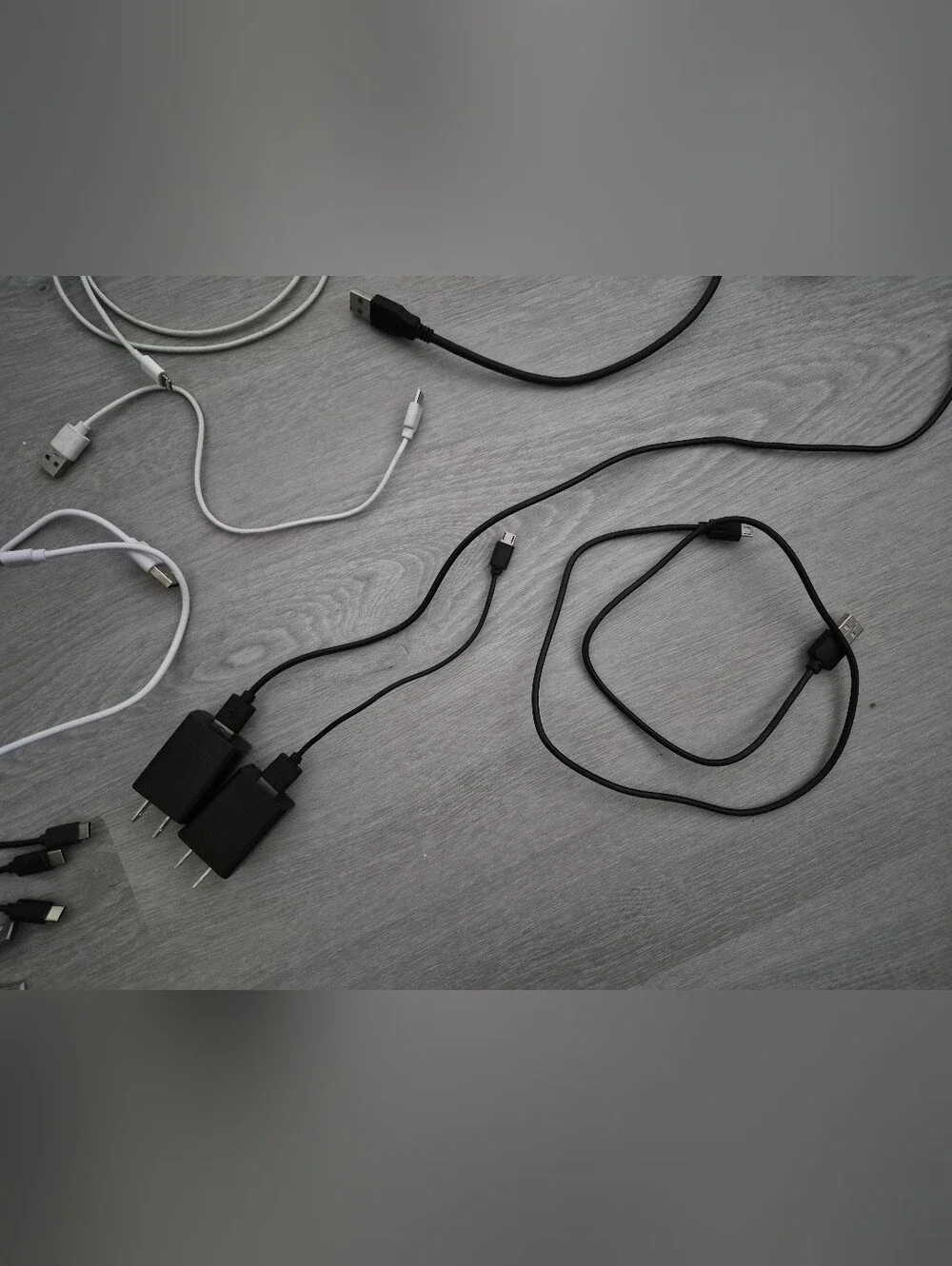 Cell Chargers Cords Adapters 23 Pieces Clean Out Bundle